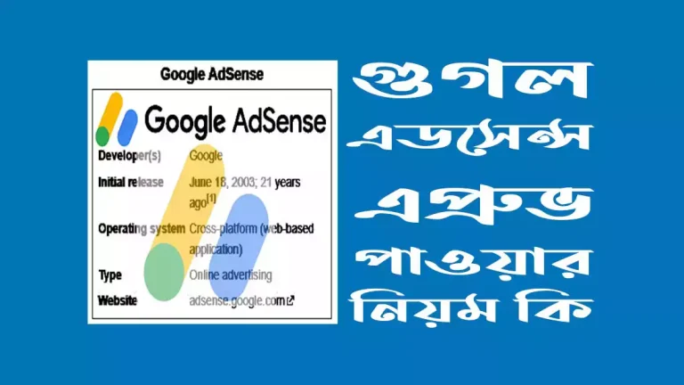 গুগল এডসেন্স এপ্রুভ পাওয়ার সঠিক ও সেরা নিয়ম
